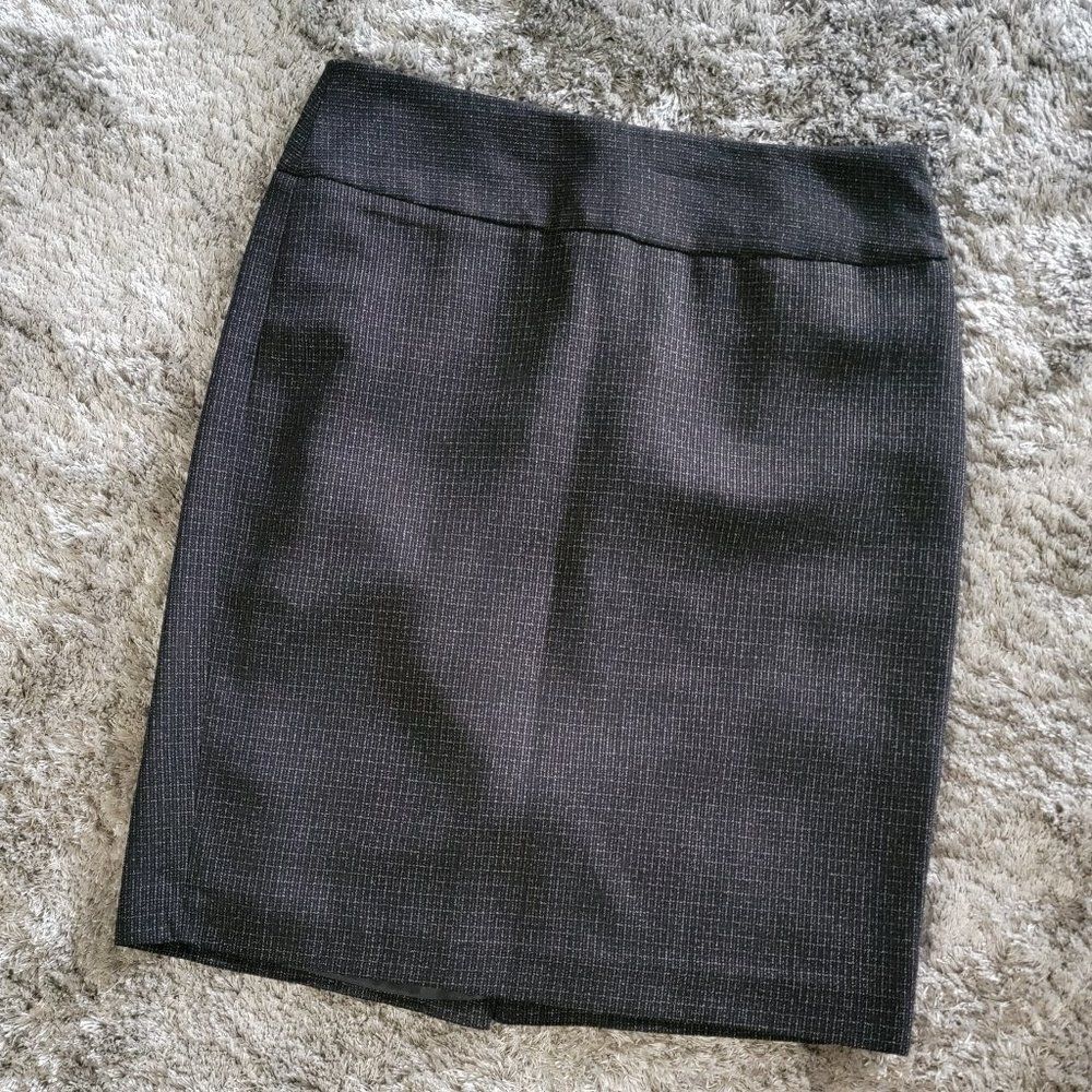 The Limited Pencil Skirt Black Heather Speck Size 2